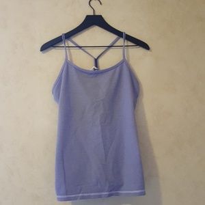 Lululemon Power Y tank heathered purple